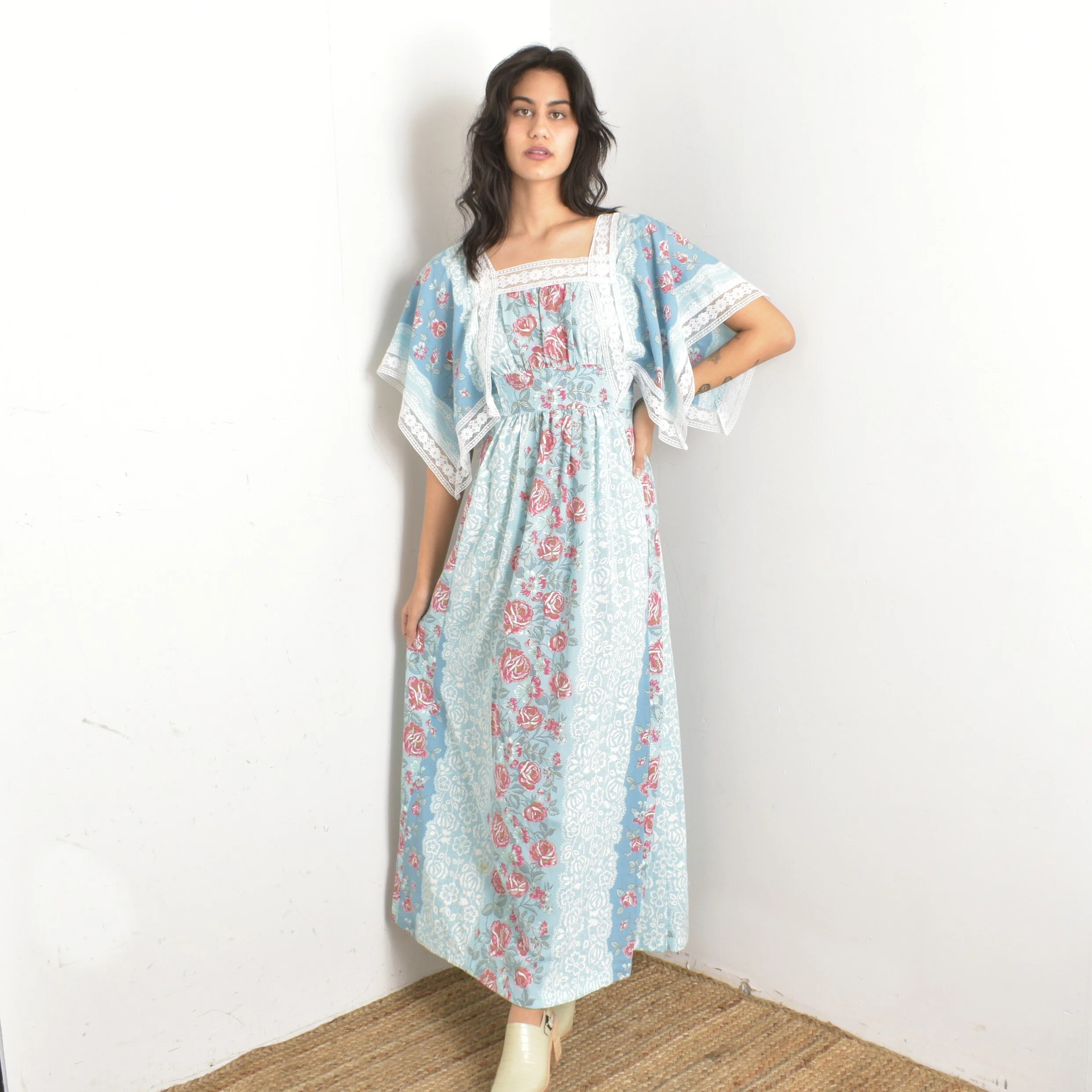 Cotton peasant dress online